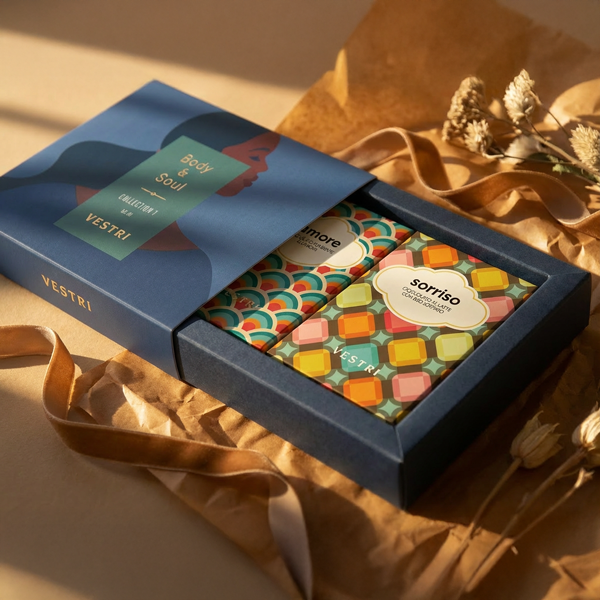 Gift Box "Body & Soul" 2-Mini- 6 Tavolette 300g