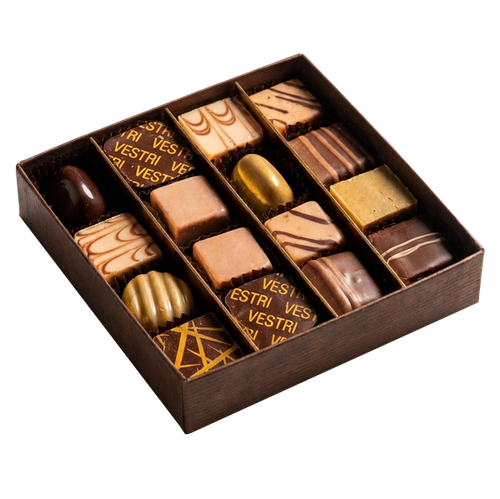 Kuti Vestri Praline Mini 170g me përzgjedhje pralinash artizanale italiane