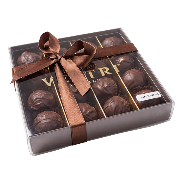 Kuti Vestri Tartufo Fondente 170g me çokollatë të zezë dhe Vin Santo Toscano